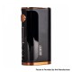 Authentic Aspire Glint 75W VW Variable Wattage Box Mod - Black, Aluminum + Zinc Alloy + PC, 1~75W, 1 x 18650, ASP Chipset