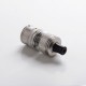 Authentic Auguse Era MTL RTA Rebuildable Tank Atomizer - Matte Silver, Stainless Steel + Glass, 3ml, 22mm Diameter