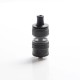 Authentic Auguse Era MTL RTA Rebuildable Tank Atomizer - Matte Black, Stainless Steel + Glass, 3ml, 22mm Diameter