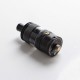 Authentic Auguse Era MTL RTA Rebuildable Tank Atomizer - Matte Black, Stainless Steel + Glass, 3ml, 22mm Diameter