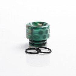 Authentic Reewape AS306 Replacement 810 Drip Tip for SMOK TFV8 / TFV12 Tank / Kennedy / Battle / Reload RDA - Green, Resin, 15mm