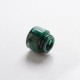 Authentic Reewape AS306 Replacement 810 Drip Tip for SMOK TFV8 / TFV12 Tank / Kennedy / Battle / Reload RDA - Green, Resin, 15mm