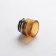 Authentic Reewape AS312 Replacement 810 Drip Tip for SMOK TFV8 / TFV12 Tank / Kennedy / Battle /Reload RDA - Yellow, Resin, 15mm