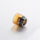 Authentic Reewape AS312 Replacement 810 Drip Tip for SMOK TFV8 / TFV12 Tank / Kennedy / Battle /Reload RDA - Yellow, Resin, 15mm
