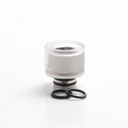 Authentic Reewape AS309 Replacement 510 Drip Tip for RDA / RTA / RDTA / Sub-Ohm Tank Atomizer - Silver, Resin + SS, 15.5mm