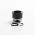 Authentic Reewape AS312 Replacement 810 Drip Tip for SMOK TFV8 / TFV12 Tank / Kennedy / Battle / Reload RDA - Black, Resin, 15mm