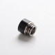 Authentic Reewape AS312 Replacement 810 Drip Tip for SMOK TFV8 / TFV12 Tank / Kennedy / Battle / Reload RDA - Black, Resin, 15mm