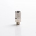 Authentic IJOY Jupiter Pod System Kit / Cartridge Replacement Mesh-RBA-J3 Coil Head w/ 510 Adapter - Silver, 0.1~1.5ohm