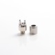 Authentic IJOY Jupiter Pod System Vape Kit / Cartridge Replacement Mesh-RBA-J3 Coil Head w/ 510 Adapter - Silver, 0.1~1.5ohm