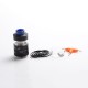 Authentic Steam Crave Aromamizer Plus V2 DL RDTA Rebuildable Dripping Tank Vape Atomizer Basic Kit - Black, 8ml, 30mm Diameter