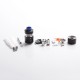 Authentic Steam Crave Aromamizer Plus V2 DL RDTA Rebuildable Dripping Tank Vape Atomizer Advanced Kit - Black, 8/16ml, 30mm Dia.