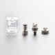 Authentic dotMod dotAIO Pod System Vape Kit Replacement RBA Coil w/ RBA Build Deck & Tank & 510 Adapter - PCTG + Stainless Steel