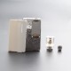 Authentic dotMod dotAIO SE Ultra MTL / DTL Portable AIO Pod System Vape Starter Kit - Silver, 2.0ml, 0.3ohm / 0.7ohm, 1 x 18650