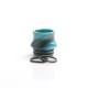 Authentic Reewape AS300 Replacement 810 Drip Tip for SMOK TFV8 / TFV12 Tank / Kennedy / Battle / Reload RDA - Green, Resin, 15mm