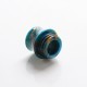 Authentic Reewape AS300 Replacement 810 Drip Tip for SMOK TFV8 / TFV12 Tank / Kennedy / Battle / Reload RDA - Green, Resin, 15mm