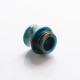 Authentic Reewape AS300 Replacement 810 Drip Tip for SMOK TFV8 / TFV12 Tank / Kennedy / Battle / Reload RDA - Green, Resin, 15mm