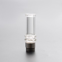 Authentic Reewape AS294 Replacement 810 Drip Tip for SMOK TFV8 / TFV12 Tank / Kennedy / Battle / Reload RDA - Glass + SS, 49mm