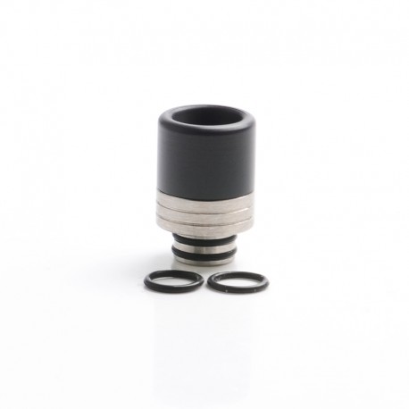 Authentic Reewape AS310 Replacement Anti-Spit 510 Drip Tip for RDA / RTA / RDTA /Sub-Ohm Tank Atomizer - Black, Resin, 20mm