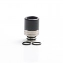 Authentic Reewape AS310 Replacement Anti-Spit 510 Drip Tip for RDA / RTA / RDTA /Sub-Ohm Tank Atomizer - Black, Resin, 20mm