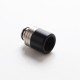 Authentic Reewape AS310 Replacement Anti-Spit 510 Drip Tip for RDA / RTA / RDTA /Sub-Ohm Tank Vape Atomizer - Black, Resin, 20mm