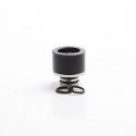 Authentic Reewape AS309 Replacement 510 Drip Tip for RDA / RTA / RDTA / Sub-Ohm Tank Atomizer - Black, Resin + SS, 15.5mm