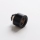 Authentic Reewape AS309 Replacement 510 Drip Tip for RDA / RTA / RDTA / Sub-Ohm Tank Vape Atomizer - Black, Resin + SS, 15.5mm