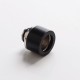 Authentic Reewape AS309 Replacement 510 Drip Tip for RDA / RTA / RDTA / Sub-Ohm Tank Vape Atomizer - Black, Resin + SS, 15.5mm