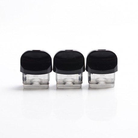 [Ships from Bonded Warehouse] Authentic SMOK Nord 2 Pod Replacement Empty Nord Pod Cartridge w/o Coils - Black, 4.5ml (3 PCS)