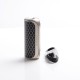 Authentic OBS Cube FP Fingerprint Unlock 80W VW Box Vape Mod - Silver Black, Zinc Alloy + 3D Curved Glass, 5~80W, 1 x 18650