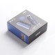 Authentic OBS Cube FP Fingerprint Unlock 80W VW Box Vape Mod - Silver Black, Zinc Alloy + 3D Curved Glass, 5~80W, 1 x 18650