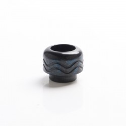 Authentic VandyVape Mato RDTA Atomizer Replacement 810 Drip Tip - Blue Black, Resin, 14.2mm