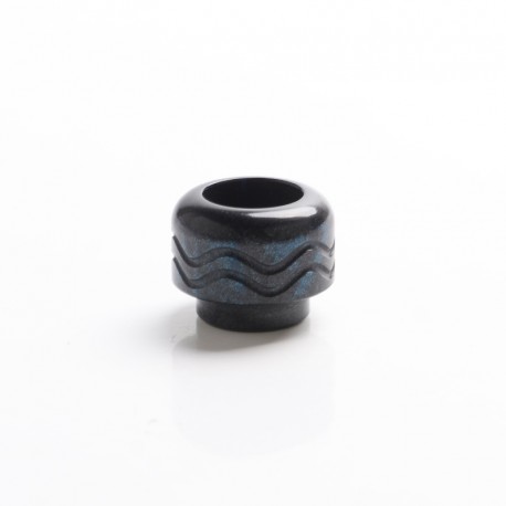Authentic VandyVape Mato RDTA Atomizer Replacement 810 Drip Tip - Blue Black, Resin, 14.2mm