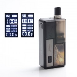 [Ships from Bonded Warehouse] Authentic Smoant Knight 80 80W TC VW Box Mod RBA Pod System Kit - Black, 1~80W, 1 x 18650