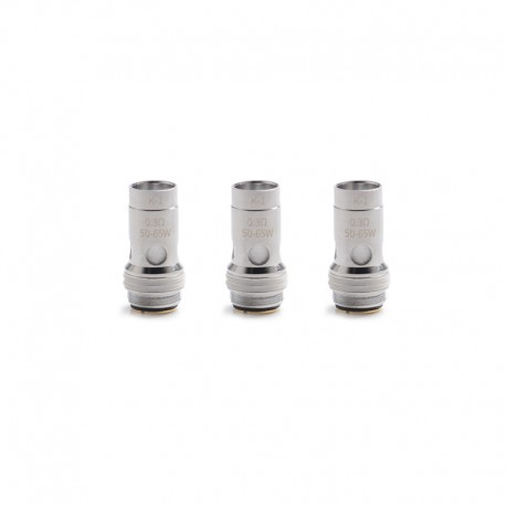 [Ships from Bonded Warehouse] Authentic Smoant Knight 80 Replacement Single Mesh Coil Head - Silver, 0.3ohm (50~65W) (3 PCS)