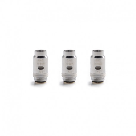 [Ships from Bonded Warehouse] Authentic Smoant Knight 80 Replacement Dual Mesh Coil Head - Silver, 0.4ohm (30~50W) (3 PCS)