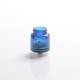 Authentic Hellvape Dead Rabbit SE RDA Rebuildable Dripping Vape Atomizer Kit w/ BF Pin - Blue + Black + Red + Clear, 24mm Dia.