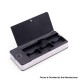Authentic Wellon Pandora 1000mAh PCC Portable Charger for Juul Pod Kit - Silver, Zinc Alloy + ABS