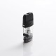 Authentic Augvape Air II Pod System Vape Kit Replacement Pod Cartridge w/ 1.3ohm OCC Coil - Black + Transparent, 1.7ml (4 PCS)