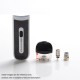 Authentic VEIIK Airo Pro 20W 1200mAh Pod System Vape Starter Kit - Brown, Zinc Alloy + PU + PCTG, 2ml, 0.6ohm / 1.2ohm