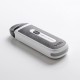 Authentic VEIIK Airo Pro 20W 1200mAh Pod System Vape Starter Kit - Gray, Zinc Alloy + PU + PCTG, 2ml, 0.6ohm / 1.2ohm