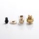 Authentic Wotofo COG MTL RTA Rebuildable Tank Vape Atomzier - Gold, Stainless Steel + PCTG, 3ml, 22mm Diameter
