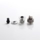 Authentic Wotofo COG MTL RTA Rebuildable Tank Vape Atomzier - Gunmetal, Stainless Steel + PCTG, 3ml, 22mm Diameter