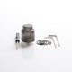 Authentic Hellvape Dead Rabbit SE RDA Rebuildable Dripping Vape Atomizer w/ BF Pin - Black, PCTG + SS, 24mm Diameter