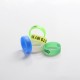 Replacement Anti Slip Silicone Band for Tube Vape Mod/RDA/RTA/RDTA Vape Atomizer - Random Color, Random Words, 20mm Dia. (5 PCS)