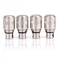 Authentic Uwell Coil Heads for Crown Sub Ohm Tank - Silver, 0.5 Ohm (30~80W) (4 PCS)