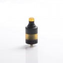 Authentic Yachtvape Pandora 30 Plus Airflow Combinations MTL RTA Rebuildable Tank Atomizer - Black, SS + Ultem, 22mm Dia.