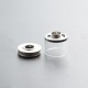 Authentic Auguse Era MTL RTA Replacement Top-Filling Top Cap Tank Tube - Silver, Stainless Steel + Glass, 3ml, Type A