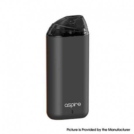 Authentic Aspire Minican 350mAh Pod System Starter Kit - Black, 2ml, 1.2ohm Kanthal Coil (Standard Version)