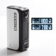 Authentic Master X80T 80W 2500mAh TC VW Variable Wattage Box Mod - Silver, 100~315'C / 200~600'F, 7~80W