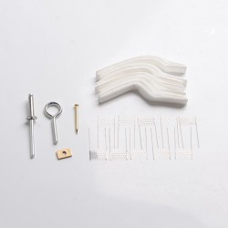 Authentic VAPJOY DIY Rebuild Kit for GeekVape Aegis Boost Pod Kit - Opening Tool Kit + Cottons + Ni80 Mesh Coil (0.4ohm)